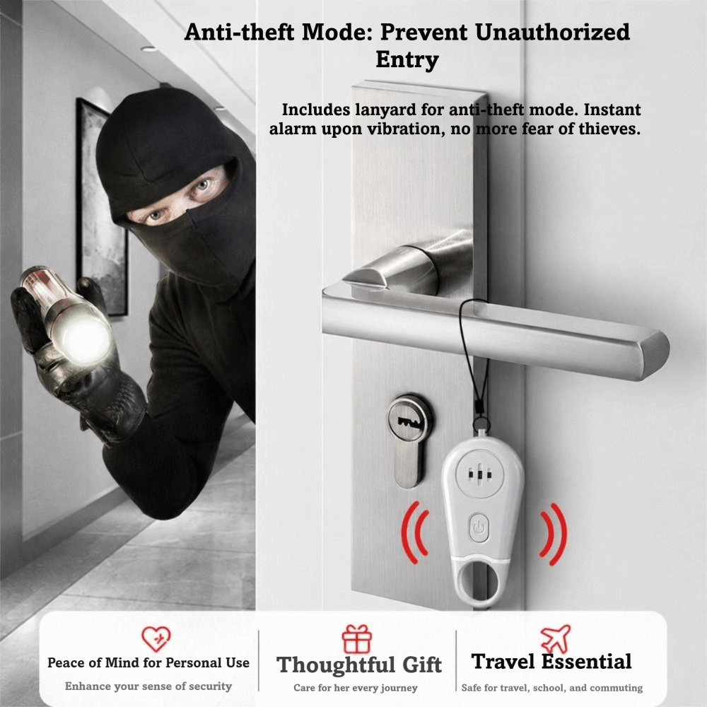 Personal Alarm Keychain - Alarma de seguridad personal portátil, sirena