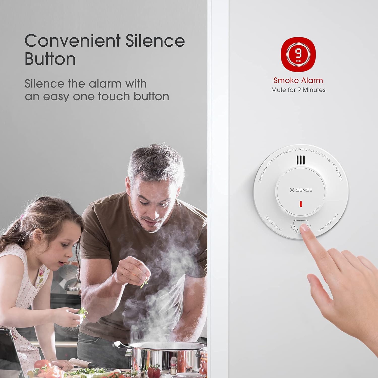 Alarma de humo X-Sense, detect - Smoke Detector Interconnected reseña y precio