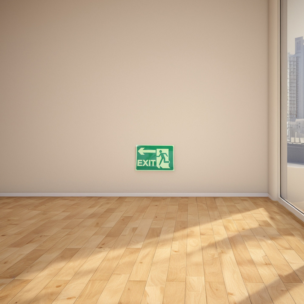 4 pegatinas luminosas de salid - Emergency Exit Sign reseña y precio