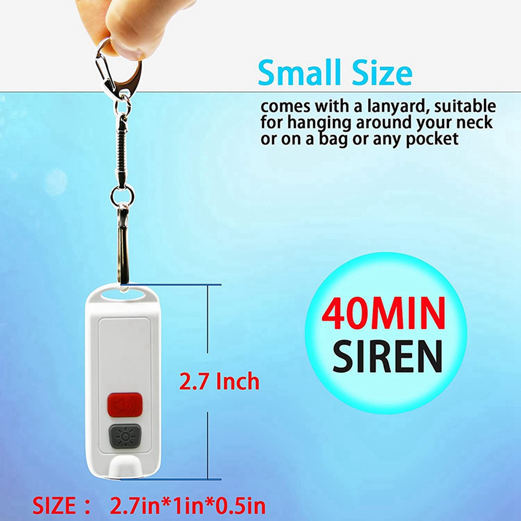 Alarma personal FULL-2X, alarm - Personal Alarm Keychain reseña y precio