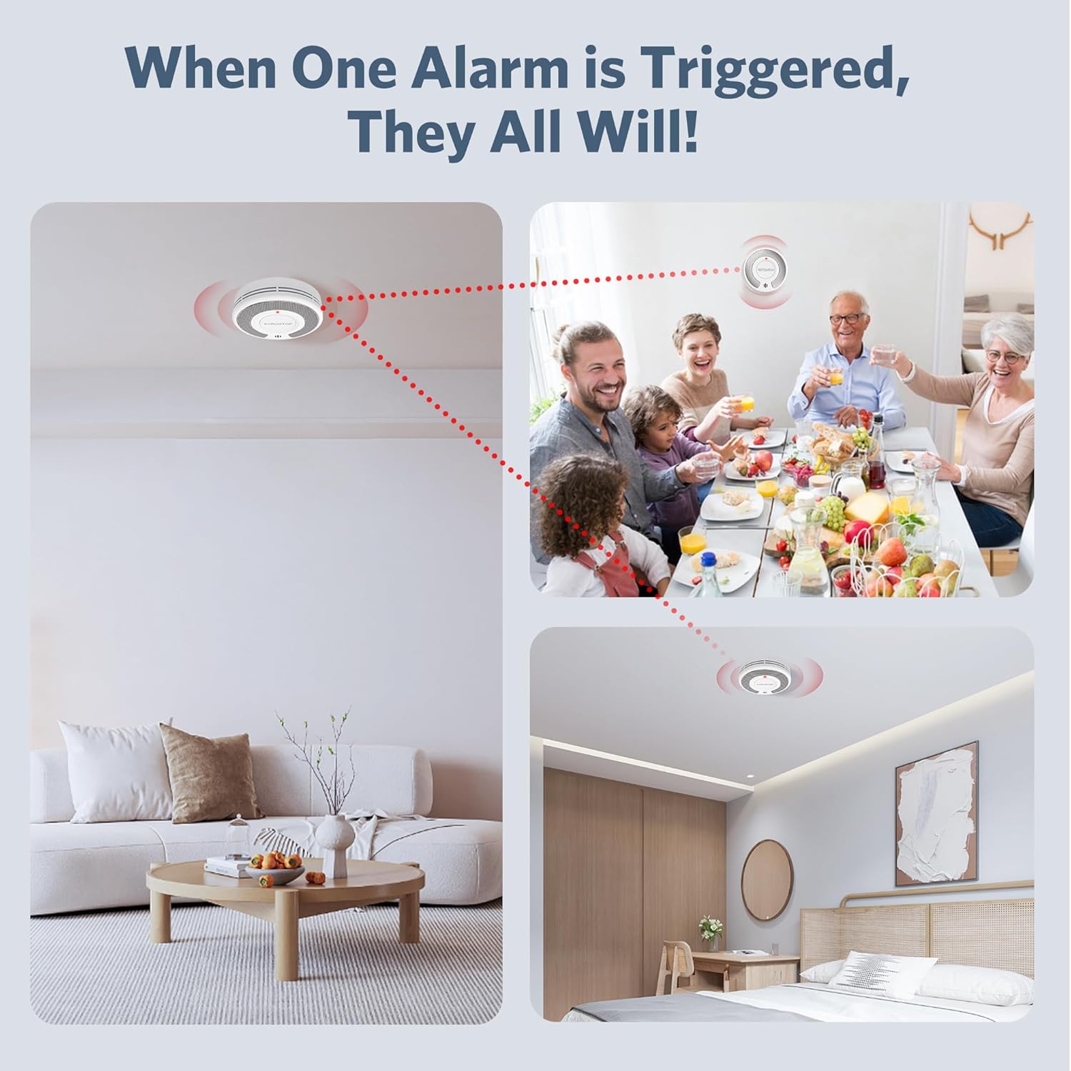 Alarma de humo interconecida i - Smoke Detector Interconnected reseña y precio