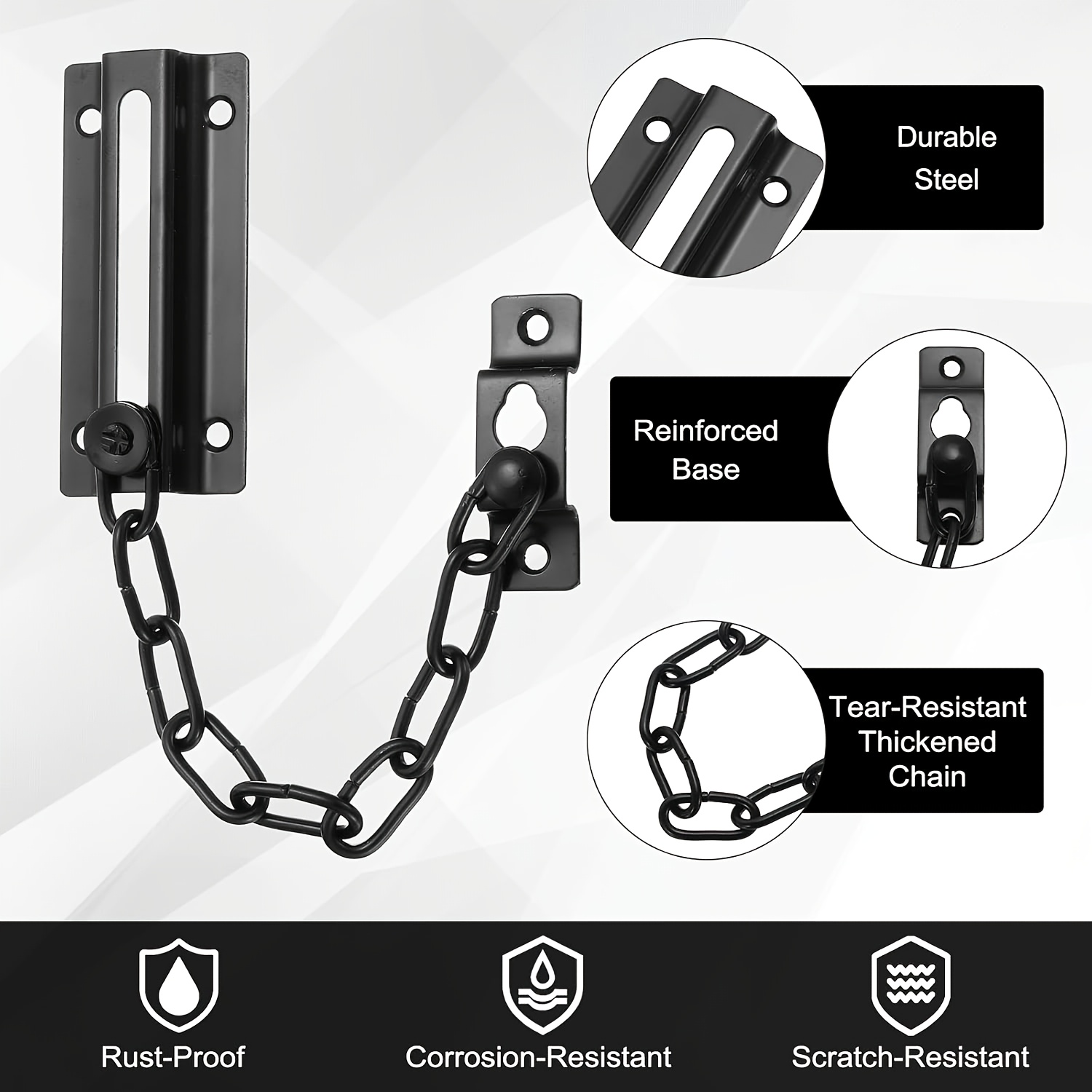 Paquete de 2 Cadenas de Seguri - Security Chain Door reseña y precio